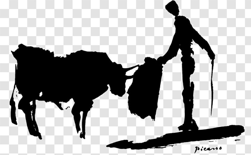 Picasso Posters Bullfighter Spanish-style Bullfighting Art - Work Of - Working Animal Transparent PNG