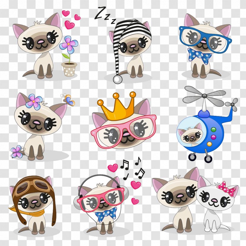 Royalty-free Stock Photography Clip Art - Tree - Cartoon Kitten Collection Transparent PNG