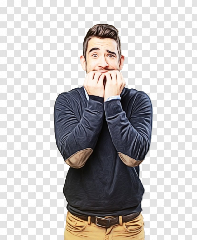 Facial Expression Nose Arm Chin Neck - Shoulder - Finger Outerwear Transparent PNG