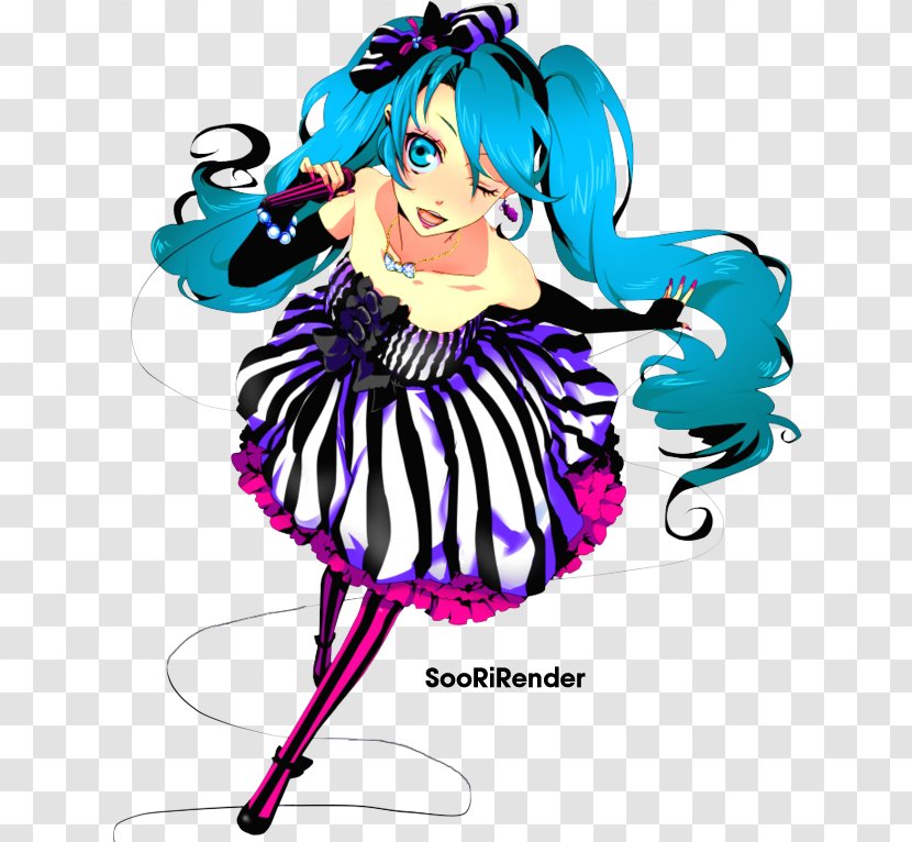 Vocaloid Freakshow Hatsune Miku Illustration Solven - Flower Transparent PNG