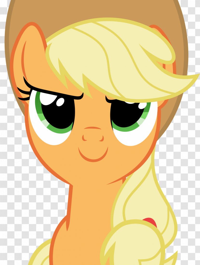 Applejack My Little Pony: Friendship Is Magic Fandom Eye Yellow - Tree Transparent PNG