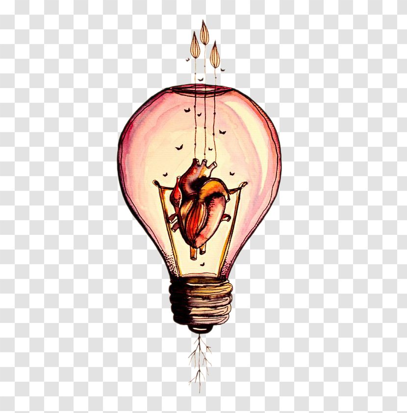 The Drawing Collection Heart Light - Tree - Creative IllustrationHeart Lamp Transparent PNG