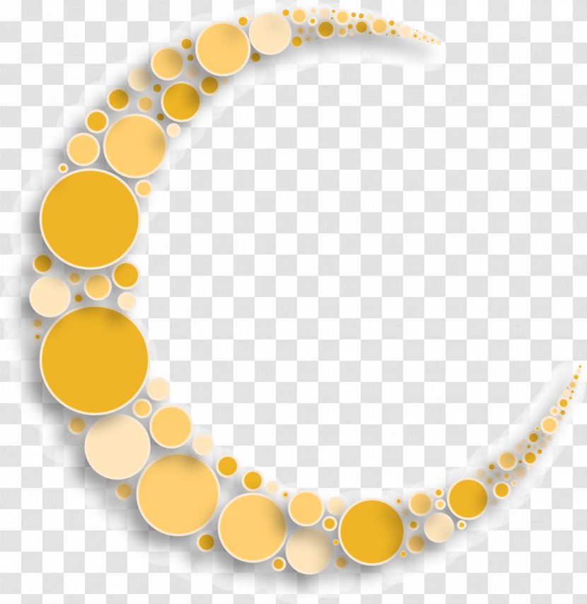 Moon Clip Art - Black And White - Yellow Pattern Transparent PNG