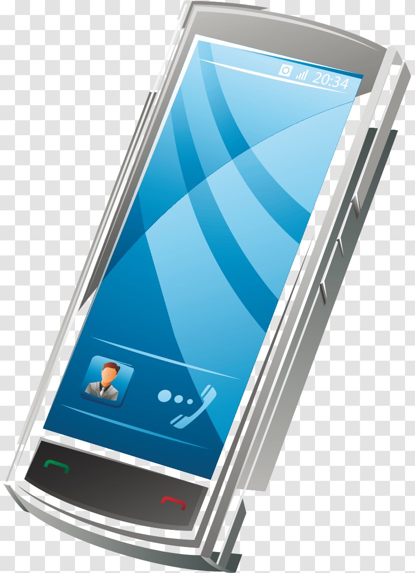 Feature Phone Smartphone Mobile - Landline Transparent PNG