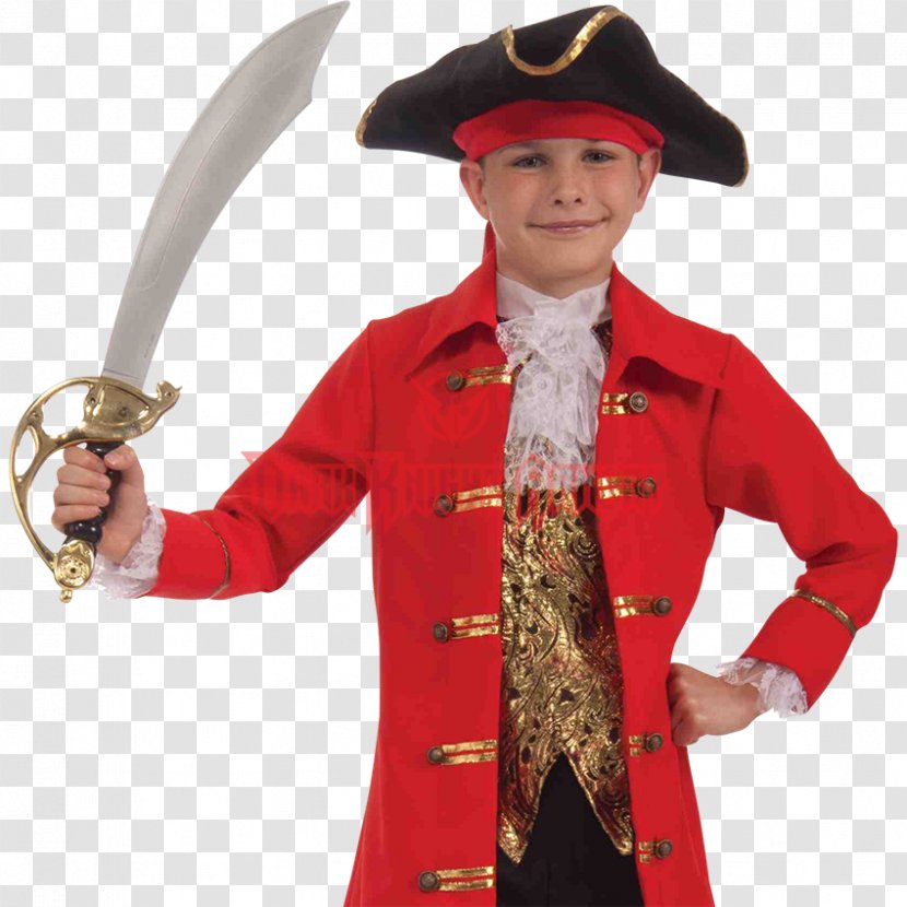 Cutlass Costume Piracy Clothing Captain Hook - Dressup - Sunken Treasure Dagger Transparent PNG