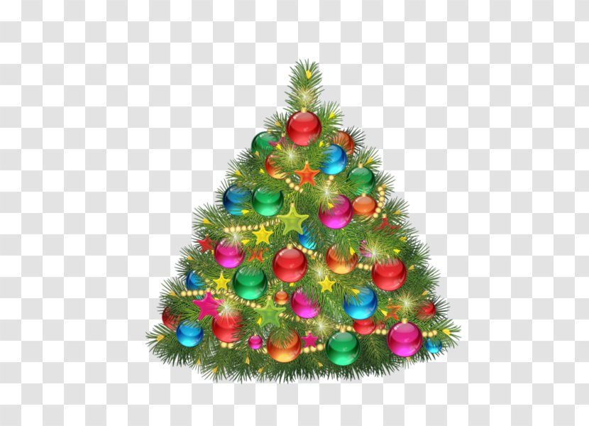 Clip Art Christmas Day Tree Decoration Image - Lights Transparent PNG