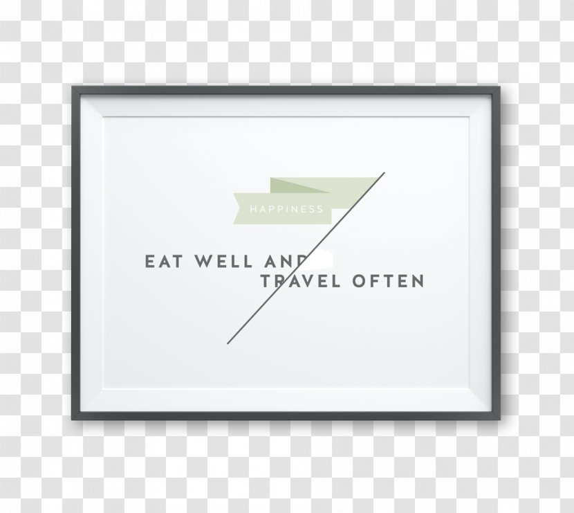 Rectangle Brand Font - Eat Well Transparent PNG