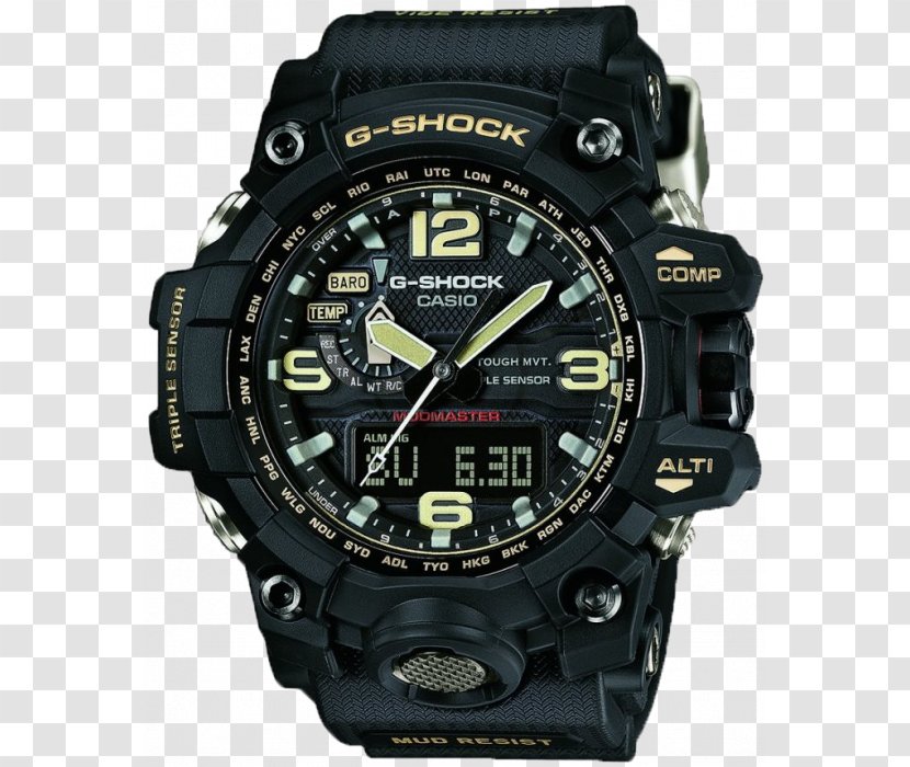G-Shock Master Of G GWG1000 Watch Casio - Strap Transparent PNG