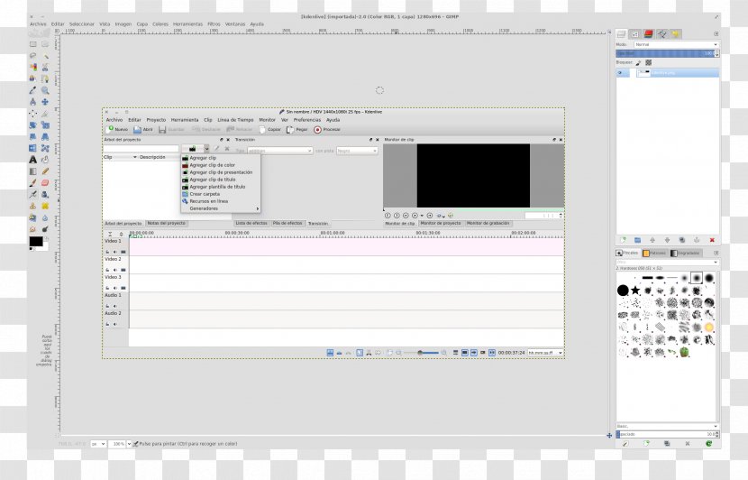 GIMP Screenshot GNU/Linux Technology - Multimedia - Software Transparent PNG