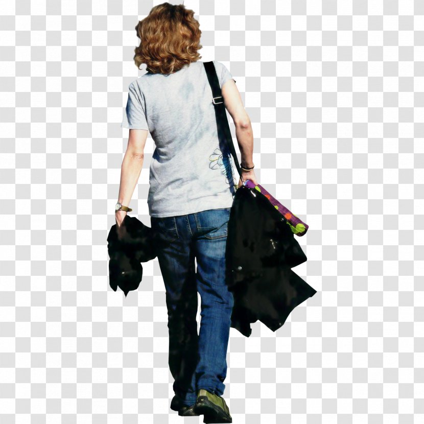 Jeans Shoulder Handbag Visualization - Tote Bag - Woman Transparent PNG