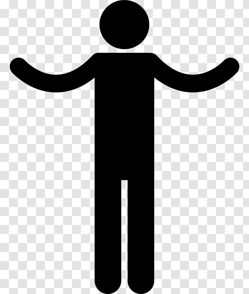 Person Silhouette Clip Art - Stick Figure Transparent PNG