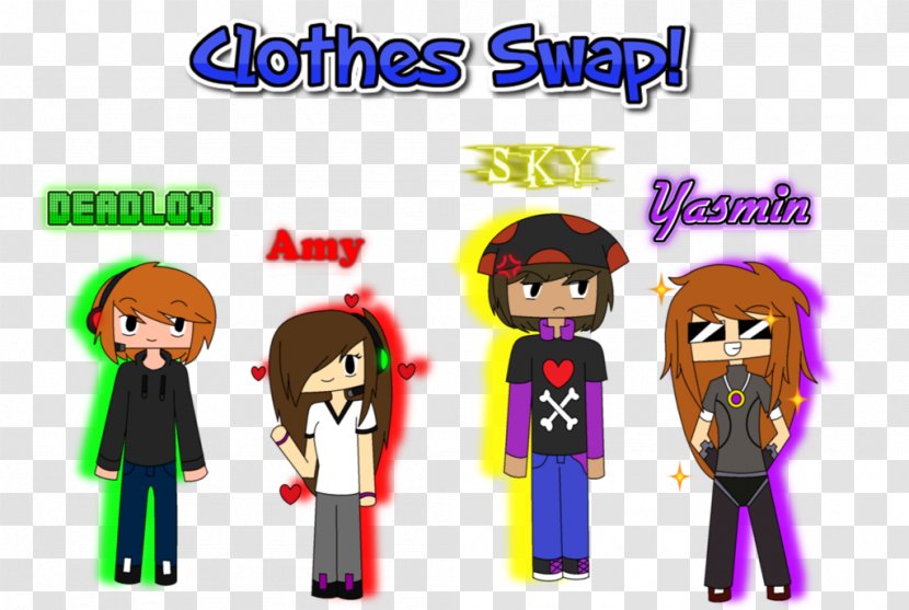 Clothing Swap Art Minecraft YouTube - Fictional Character Transparent PNG