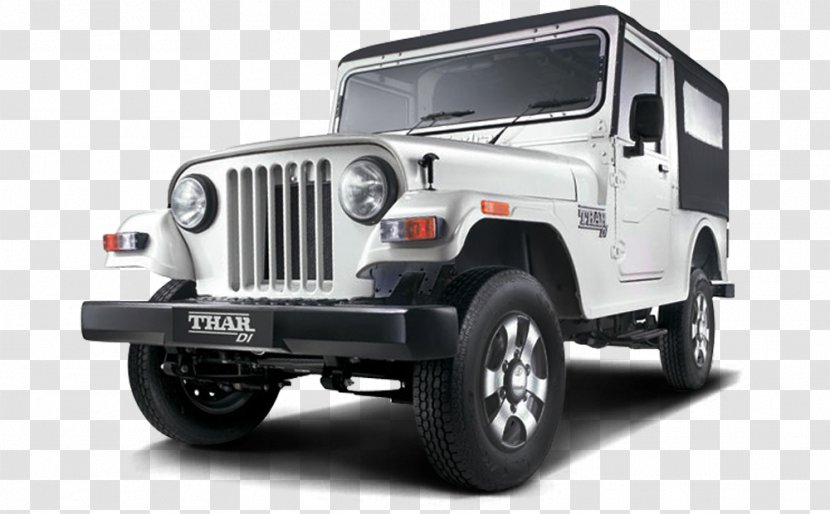 Mahindra & Jeep Car Thar CRDe - Crde - Front Transparent PNG