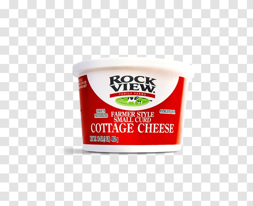 Milk Cream Downey Rockview Farms Cottage Cheese - Curd Transparent PNG