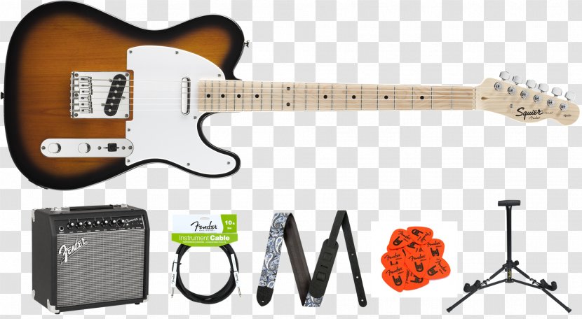 Fender Squier Affinity Telecaster Electric Guitar Musical Instruments Corporation Transparent PNG
