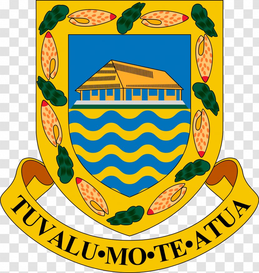 Funafuti Coat Of Arms Tuvalu Tuvaluan Language Flag - Governorgeneral - Yellow Transparent PNG