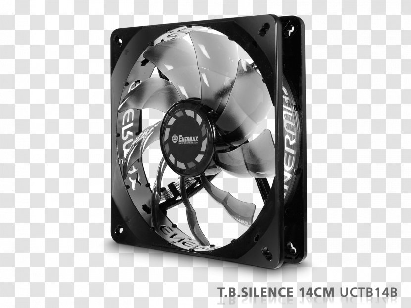 Computer Cases & Housings Enermax Gaming Ultra Quiet Fan Interior T.B.Silence PWM 12cm Hardware/Electronic - Data Storage Device Transparent PNG