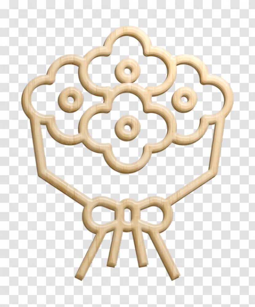 Bouquet Icon Love And Romance Icon Transparent PNG