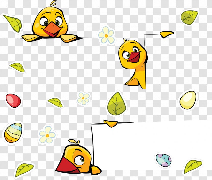 Yellow Duck Clip Art - Organism Transparent PNG
