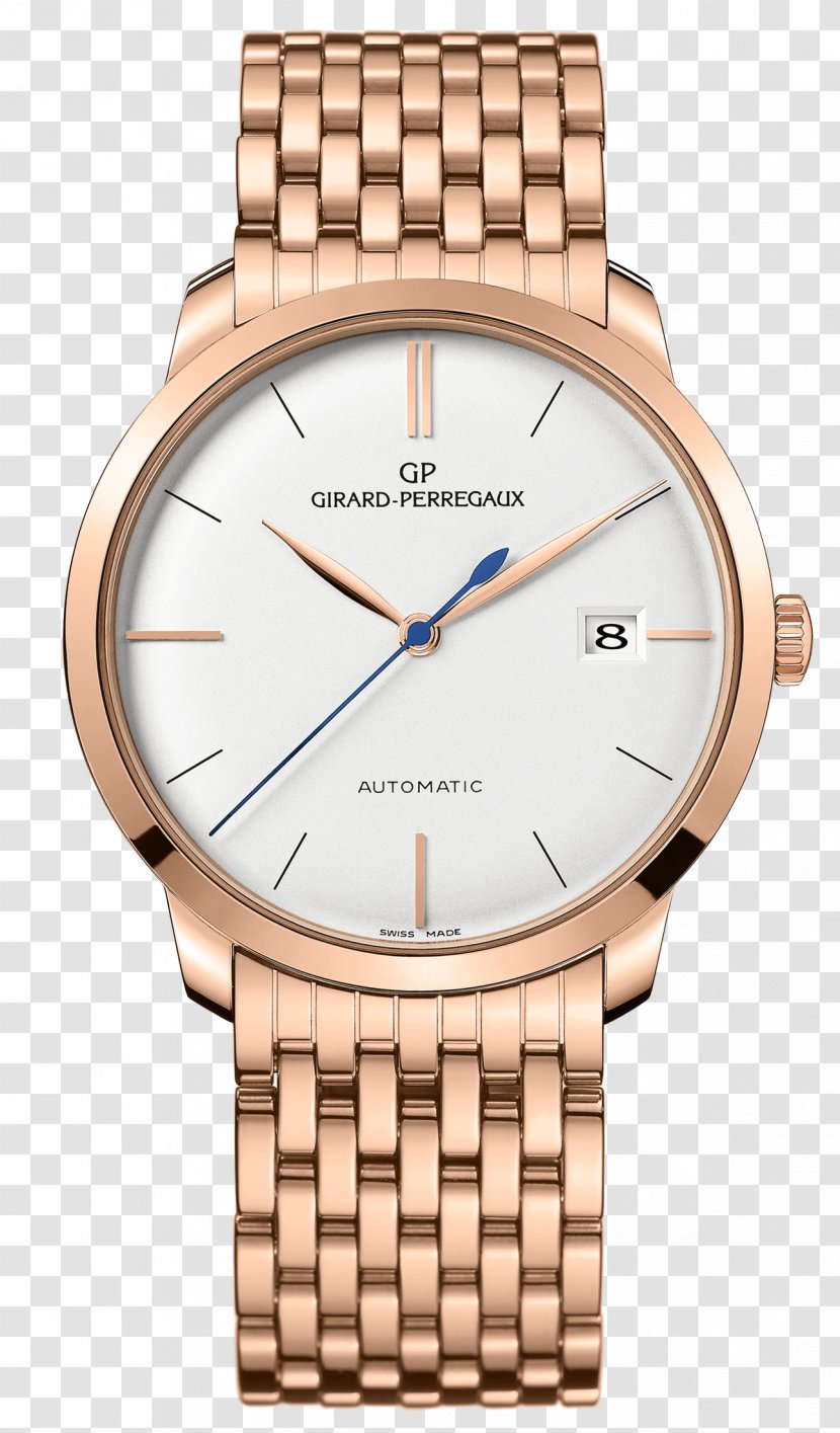Cartier Ballon Bleu Gold Watch Girard-Perregaux Wrist - Plating Transparent PNG