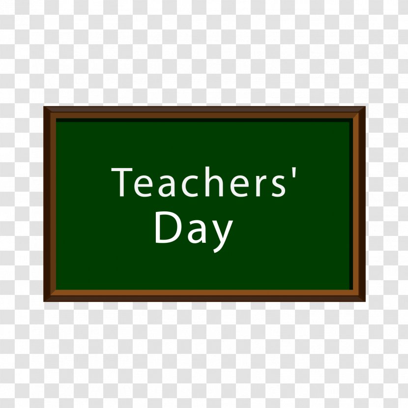 Teachers Day - Text - Blackboard And Teacher's Transparent PNG