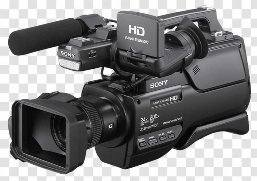Sony HXR-MC2500 Video Cameras AVCHD High-definition Television - Optics - Camera Transparent PNG