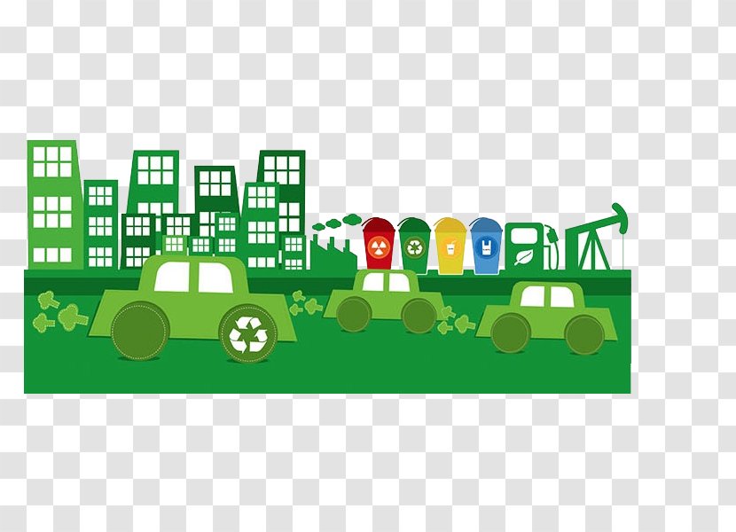 Ecology Eco-cities Environmentally Friendly Concept - Green - City Transparent PNG