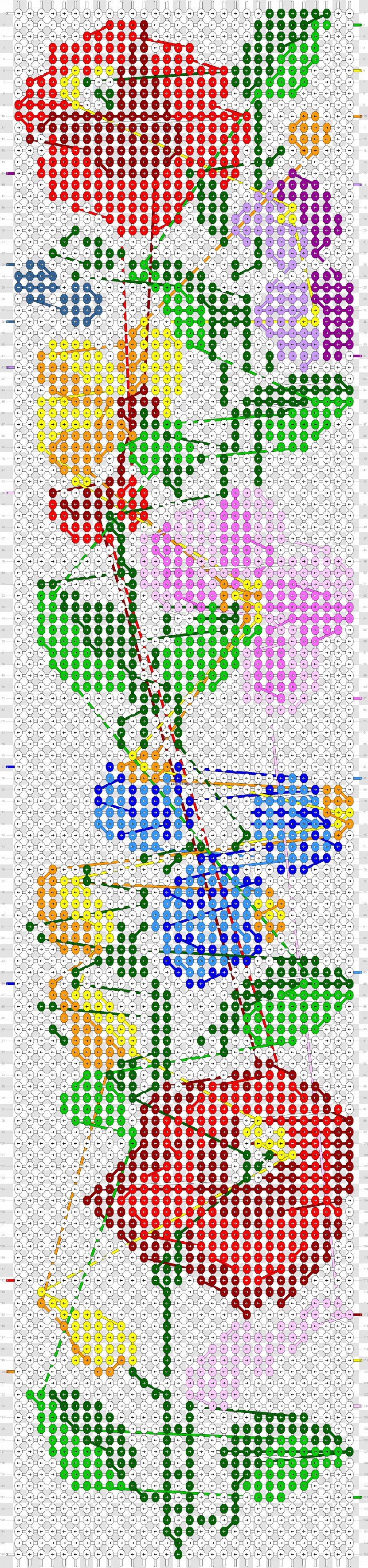 Friendship Bracelet Bead Cross-stitch Pattern - Art - Pin Transparent PNG