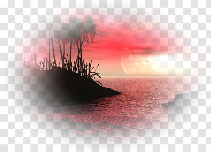 Nature Landscape Desktop Wallpaper Painting - Sky - Mirage Transparent PNG