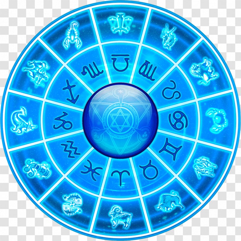 Zodiac Astrology Horoscope - Aqua Transparent PNG