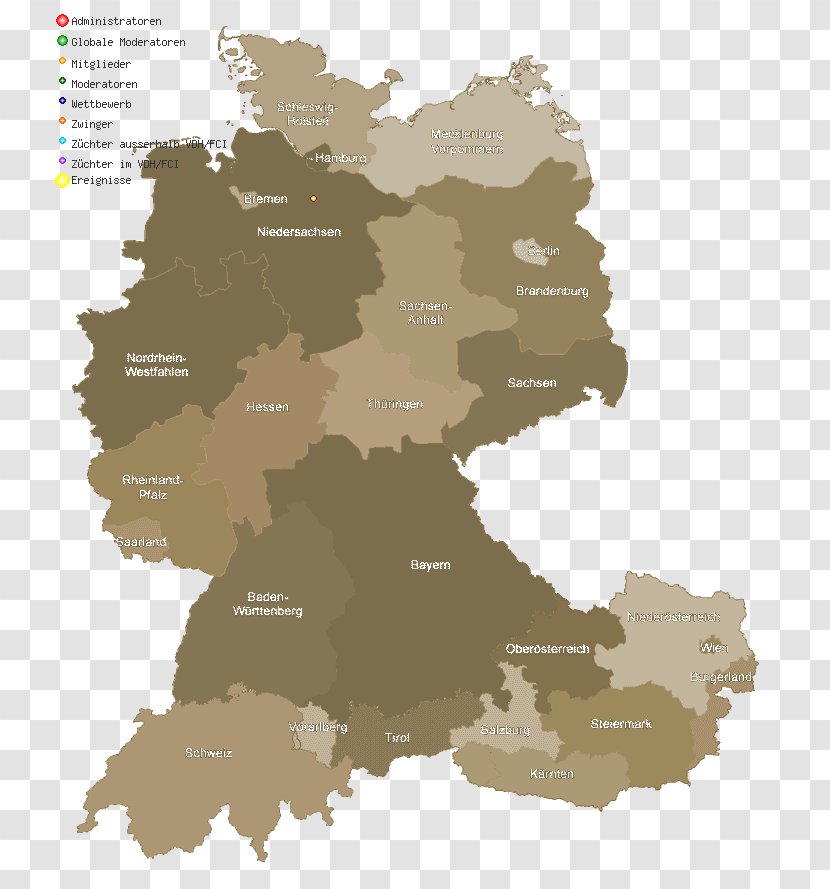 Flag Of Germany City Map - Blank Transparent PNG