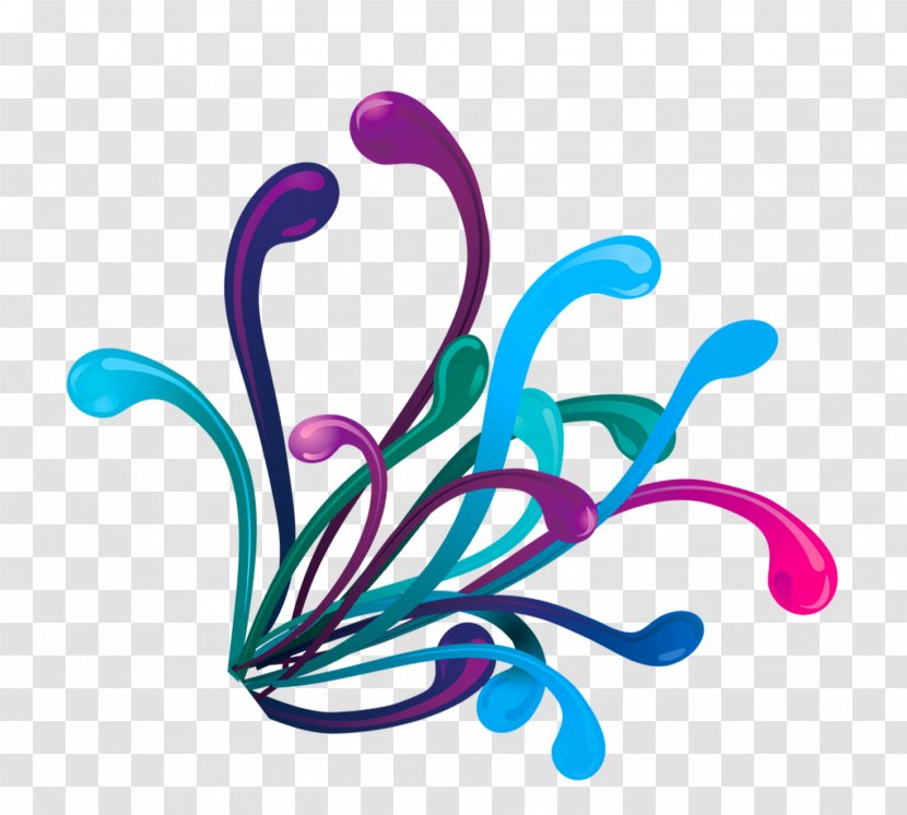 Color - Work Of Art - Colorful Abstract Decoration Transparent PNG