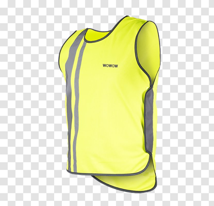 Bicycle Waistcoat Jacket Clothing Armilla Reflectora - Electric - Safety Vest Transparent PNG