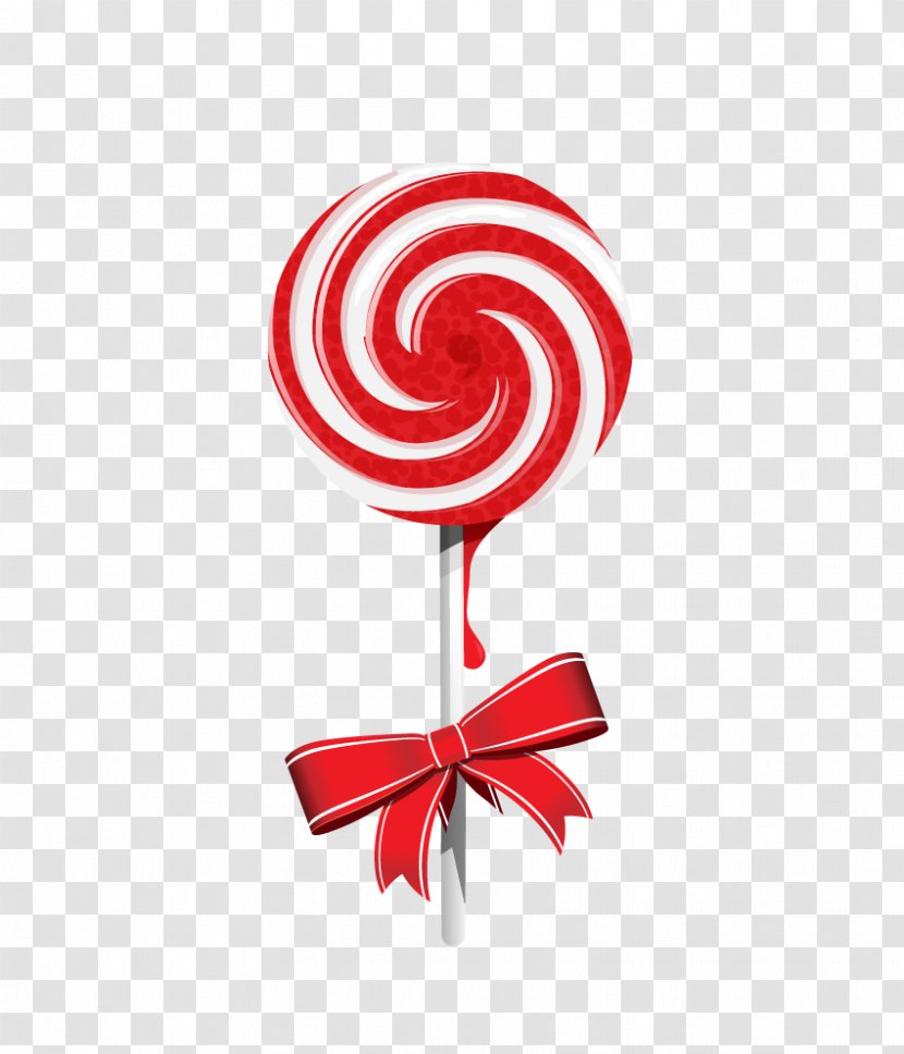 Lollipop Candy Cane Christmas - Sugar - Red Transparent PNG