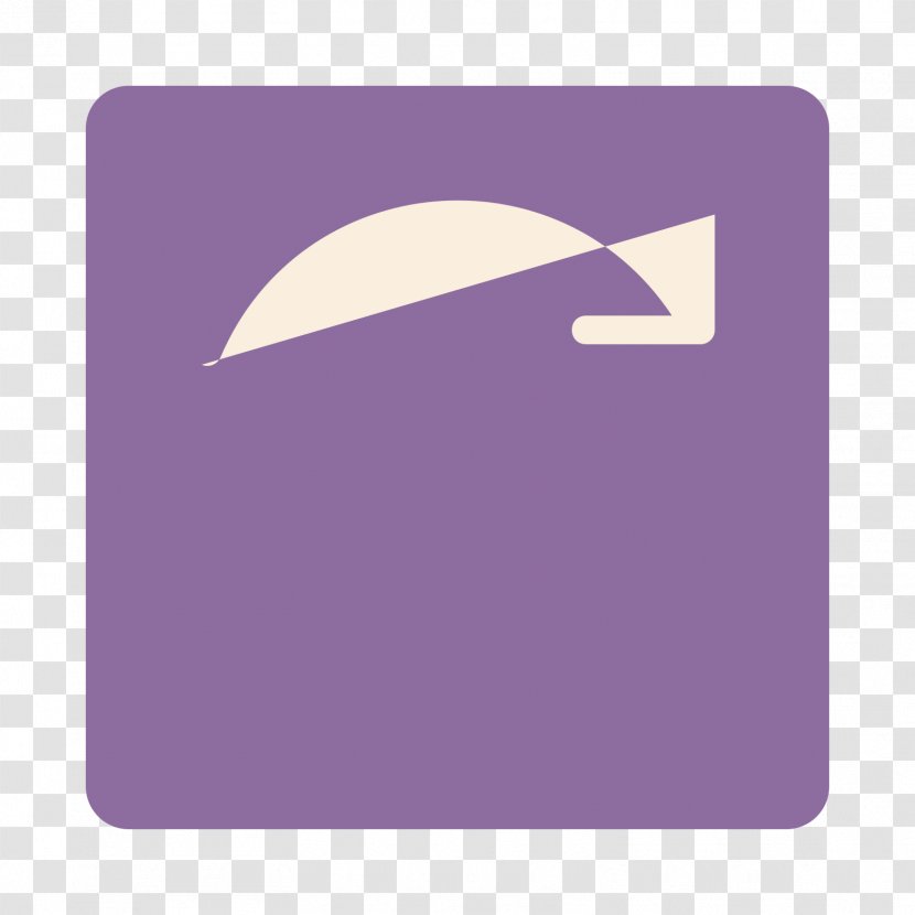 Rectangle Brand Font - Purple - Angle Transparent PNG
