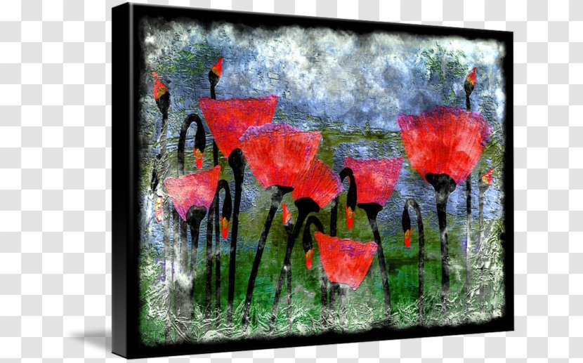 Painting Art Flowering Plant Acrylic Paint - Modern - Digital Watercolor Transparent PNG