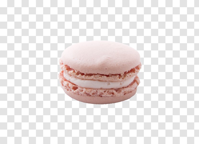 Macaroon Sandwich Cookies Food Pink Dessert - Baked Goods Biscuit Transparent PNG