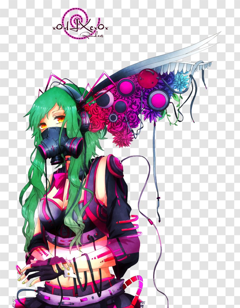 Gas Mask Megpoid Vocaloid - Tree Transparent PNG