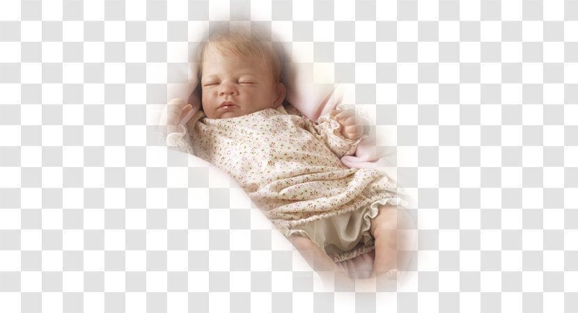 Bradford Exchange Reborn Doll Ashton-Drake So Truly Real Hush Little Baby Sophia - Textile Transparent PNG