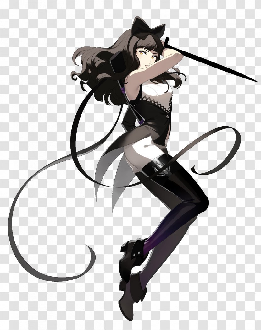 BlazBlue: Cross Tag Battle Blake Belladonna Character Weiss Schnee Carl Grimes - Watercolor - Black Cat Transparent PNG