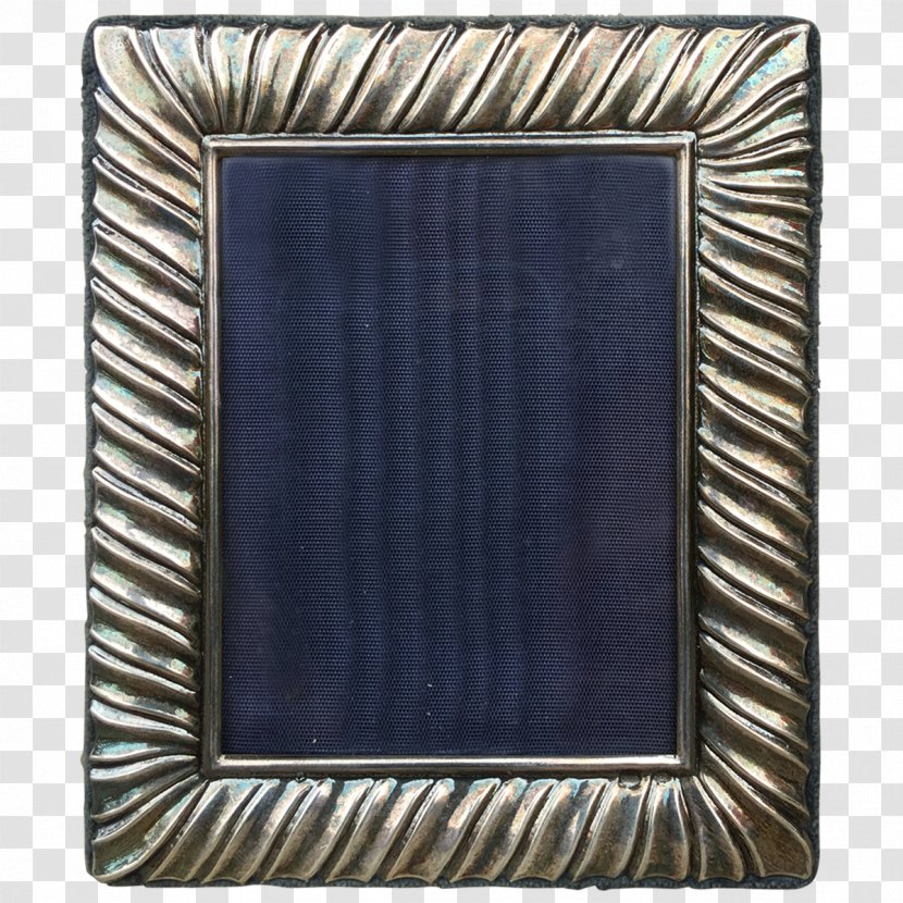 Picture Frames Cobalt Blue Square Meter Pattern - Continental Exquisite Metal Frame Transparent PNG