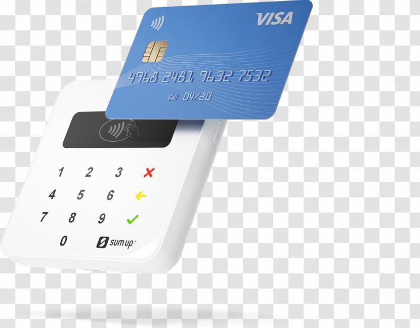 Pinnen Contactless Payment SumUp Card Reader - Office Equipment - Electronics Transparent PNG