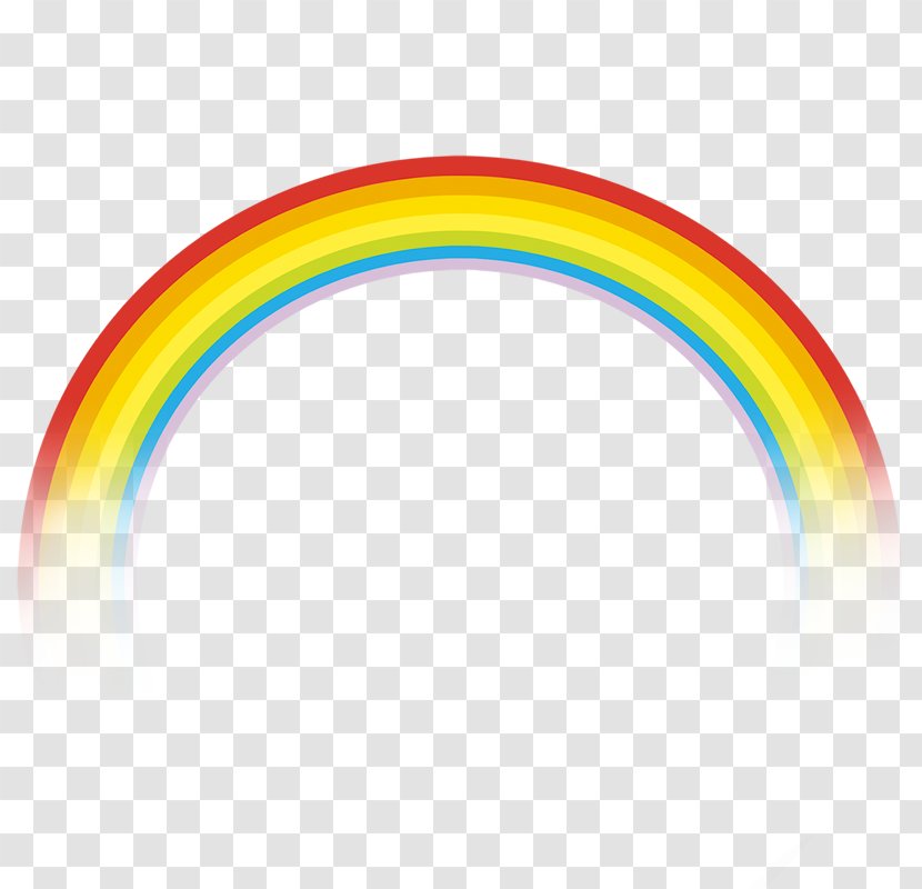 Yellow Rainbow Sky Pattern Transparent PNG
