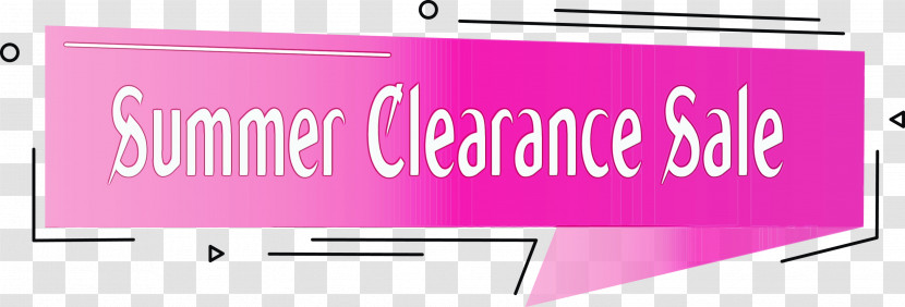 Banner Logo Signage Pink M Font Transparent PNG