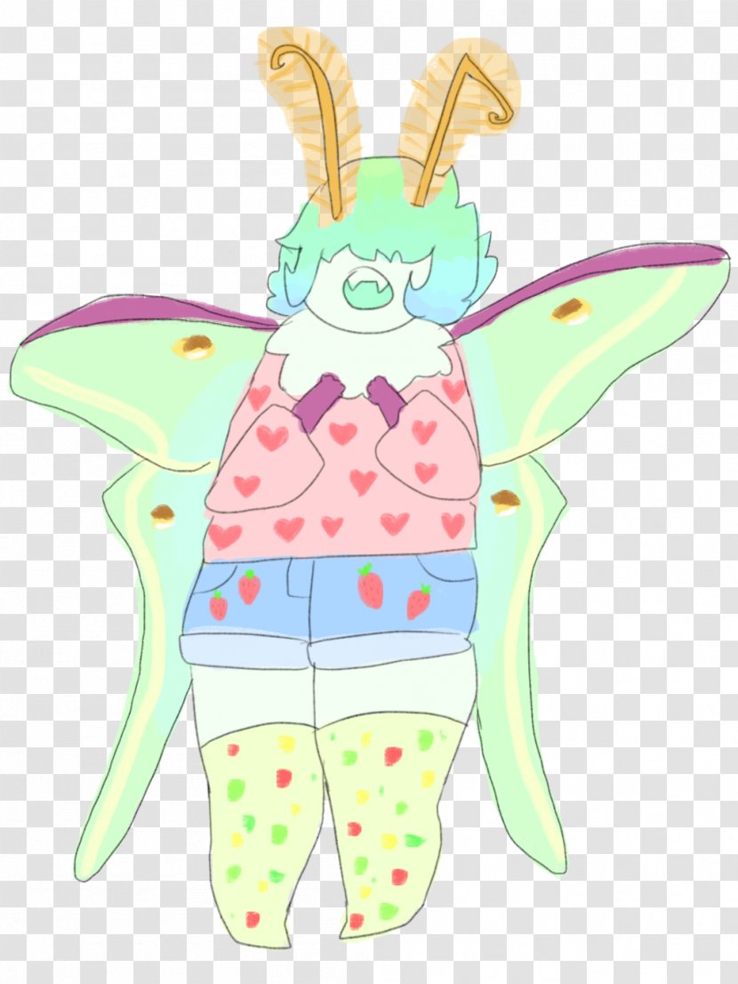 Easter Bunny Art - Moth Transparent PNG