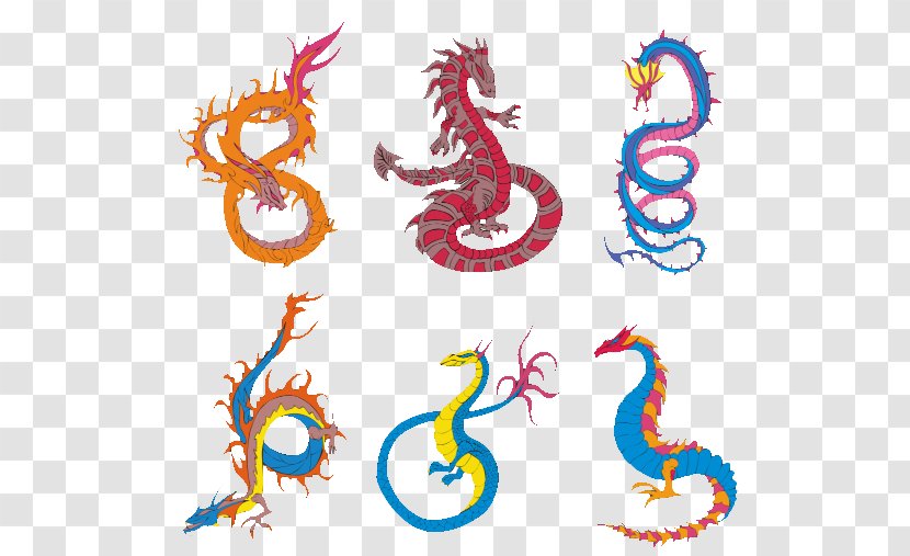 Chinese Dragon Japanese Illustration - Fictional Character - Cartoon Transparent PNG