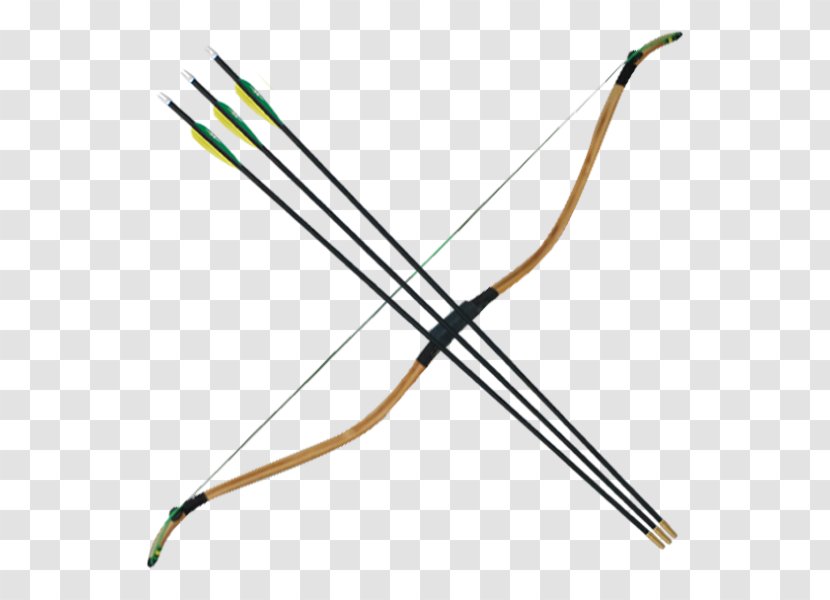 Bow And Arrow Three Arrows Gakgung Ranged Weapon Transparent PNG