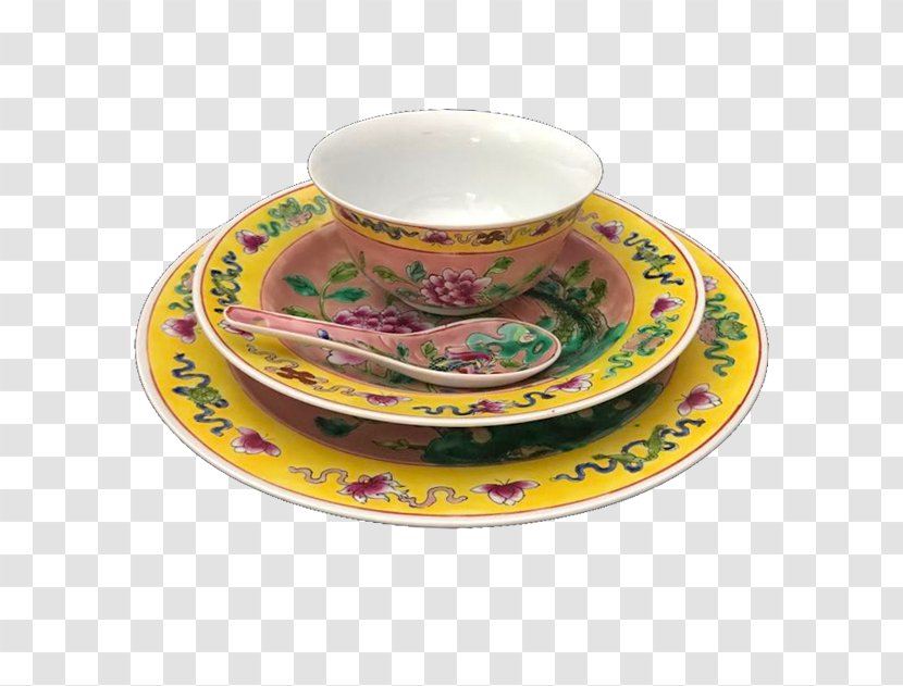 Plate Porcelain Coffee Cup Bowl Saucer - Ceramic Transparent PNG
