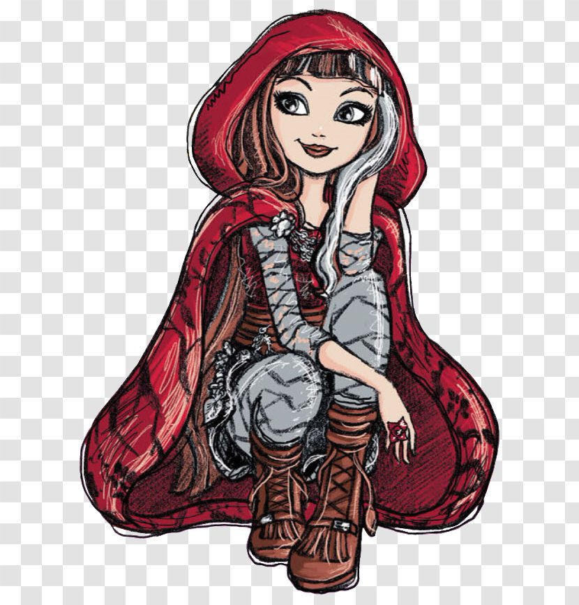 Little Red Riding Hood Ever After High Doll - Flower - Happily Transparent PNG