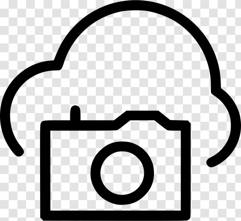 Camera Cloud Computing - Black And White Transparent PNG